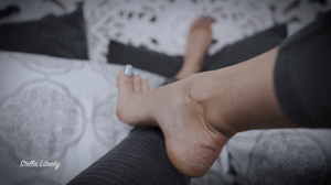 www.stellalibertyvideos.com - My New Blue Pedicure thumbnail