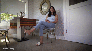 www.stellalibertyvideos.com - Sandal Dangling Neighbor thumbnail